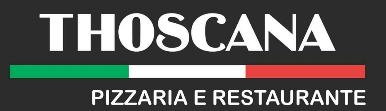 logotipo pizzaria thoscana